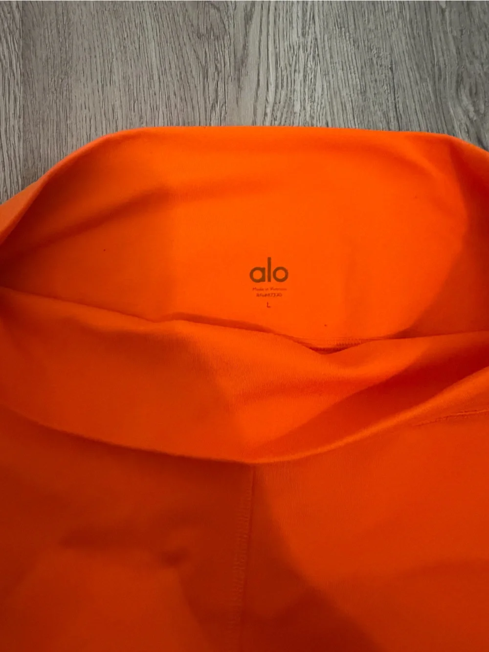 ALO Yoga Orange High-Visibility Leggings